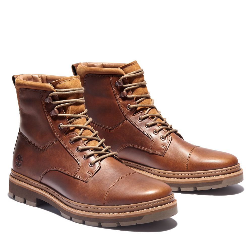 Timberland Μποτες Χιονιού Ανδρικα Καφε - Port Union Waterproof - Greece 0695748-IE